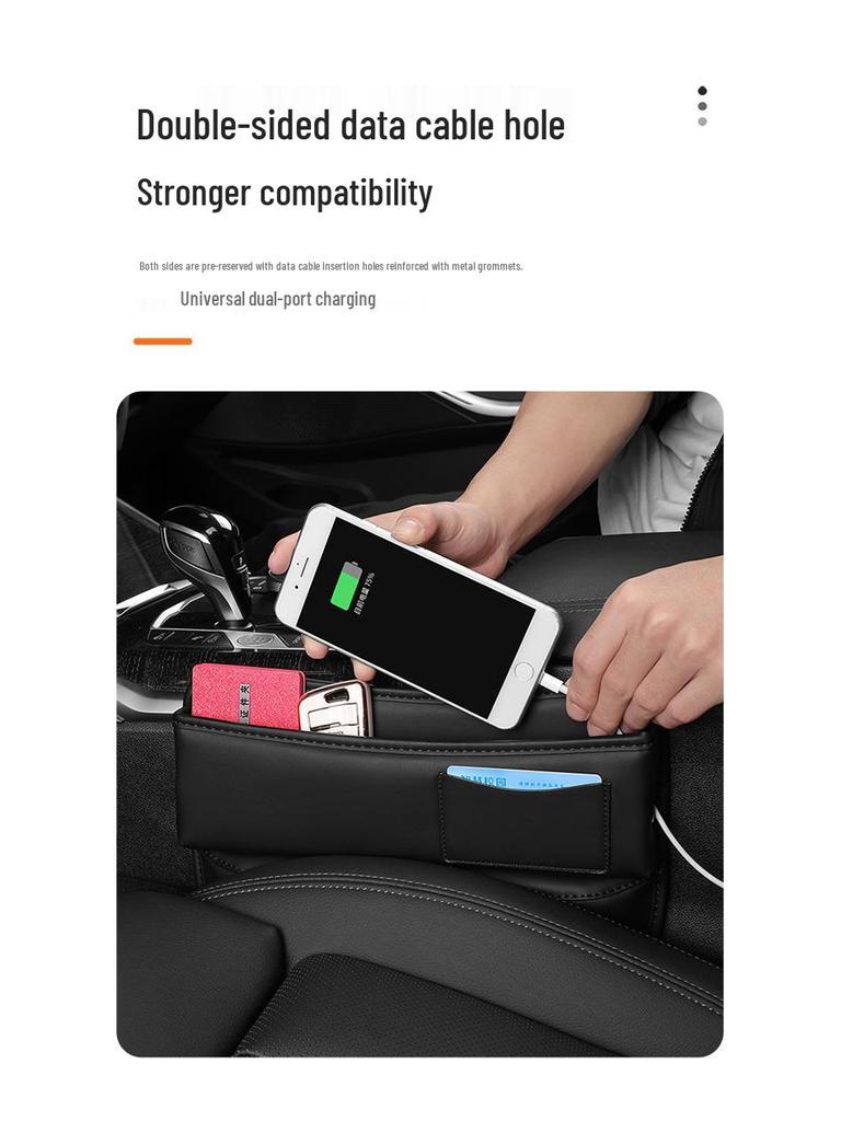 Multifunctional Car Armrest Crevice Storage Box