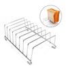 Sturdy Stainless Steel Stand for Toast and Air Fryer Accessory Storage