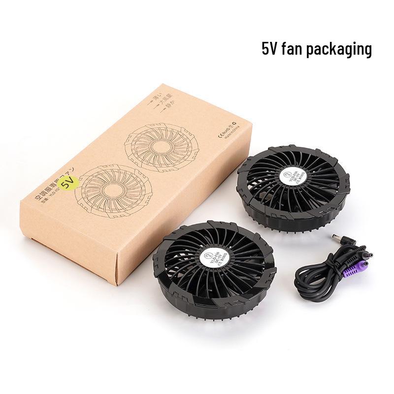 Men's Outdoor Cooling Vest with Fan for Heatstroke Prevention and Electric Welding Protection