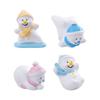 Cute Micro-landscapes Snowball FightsChristmas Snowman Dolls Decorations, Crystal Bottles Accessories Mini Trinkets