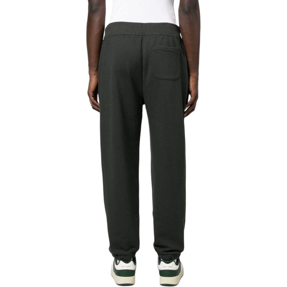 Polo Ralph Lauren Solid Logo Print Lace-Up Casual Pants Men Bottoms Black 710917906-003