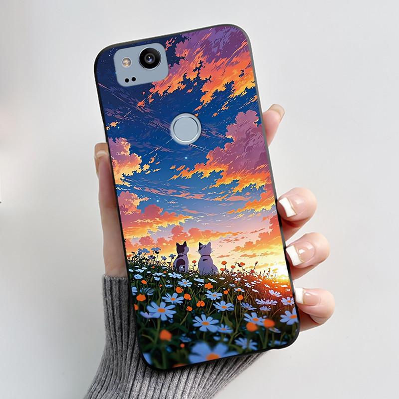 Matte Case For Google Pixel2 Pixel 2 XL Phone Cover for Google Pixel 2 XL 2XL Luxury Cute Cool Soft Silicone TPU Cases Bumper