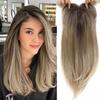 Natürlicher Komfort Damen Haarverlängerungen Atmungsaktives Unsichtbares Haarteil Mit Clip Synthetische Haartopper für Damen Tägliche Anwendung