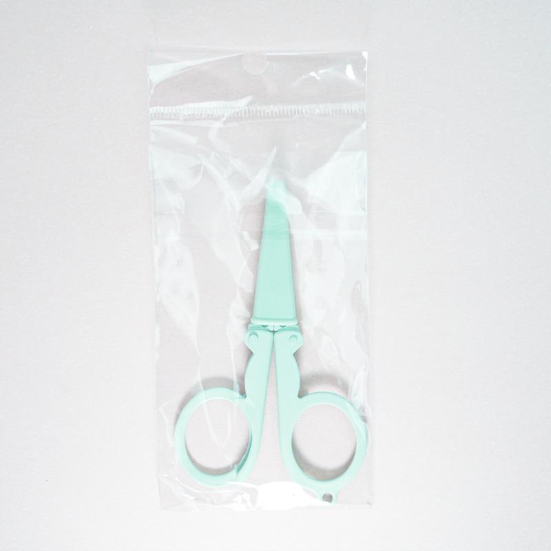 Compact Foldable Stainless Steel Scissors for Travel, Fishing, Students, and Outdoor Use