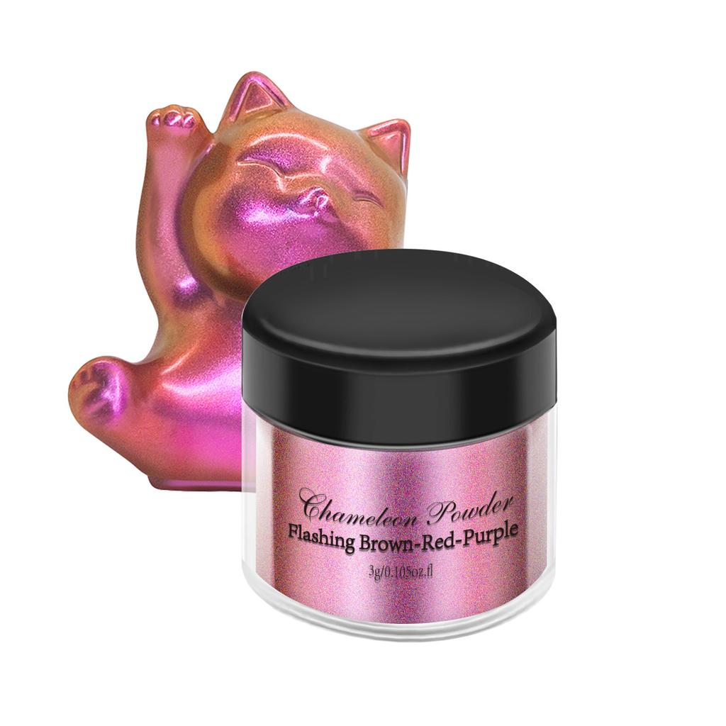 20Colors 3g Chameleon Mica Powder Color Shift Pigment Powder for Epoxy Resin Painting Soap Making Bath Bombs Candle Making Slime