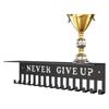 New Wall Mount Medal Display Stand Metal Large Capacity Medal Storage Rack Award Holder for Racing Sports Karate