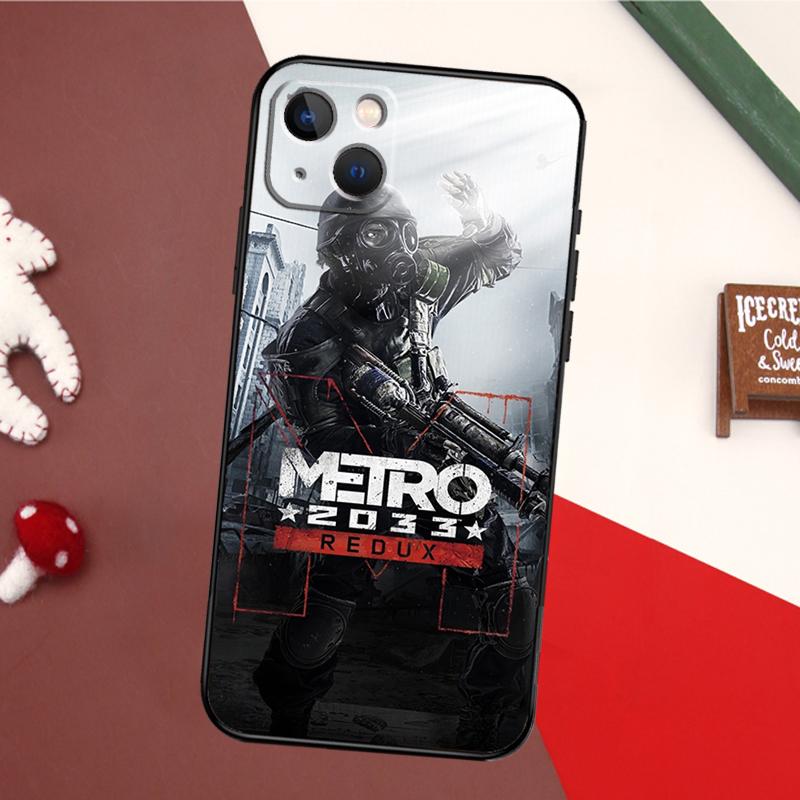 Metro 2033 Case For iPhone 16 15 14 13 12 Mini 11 Pro Max X XR XS 7 8 Plus Soft Bumper Cover