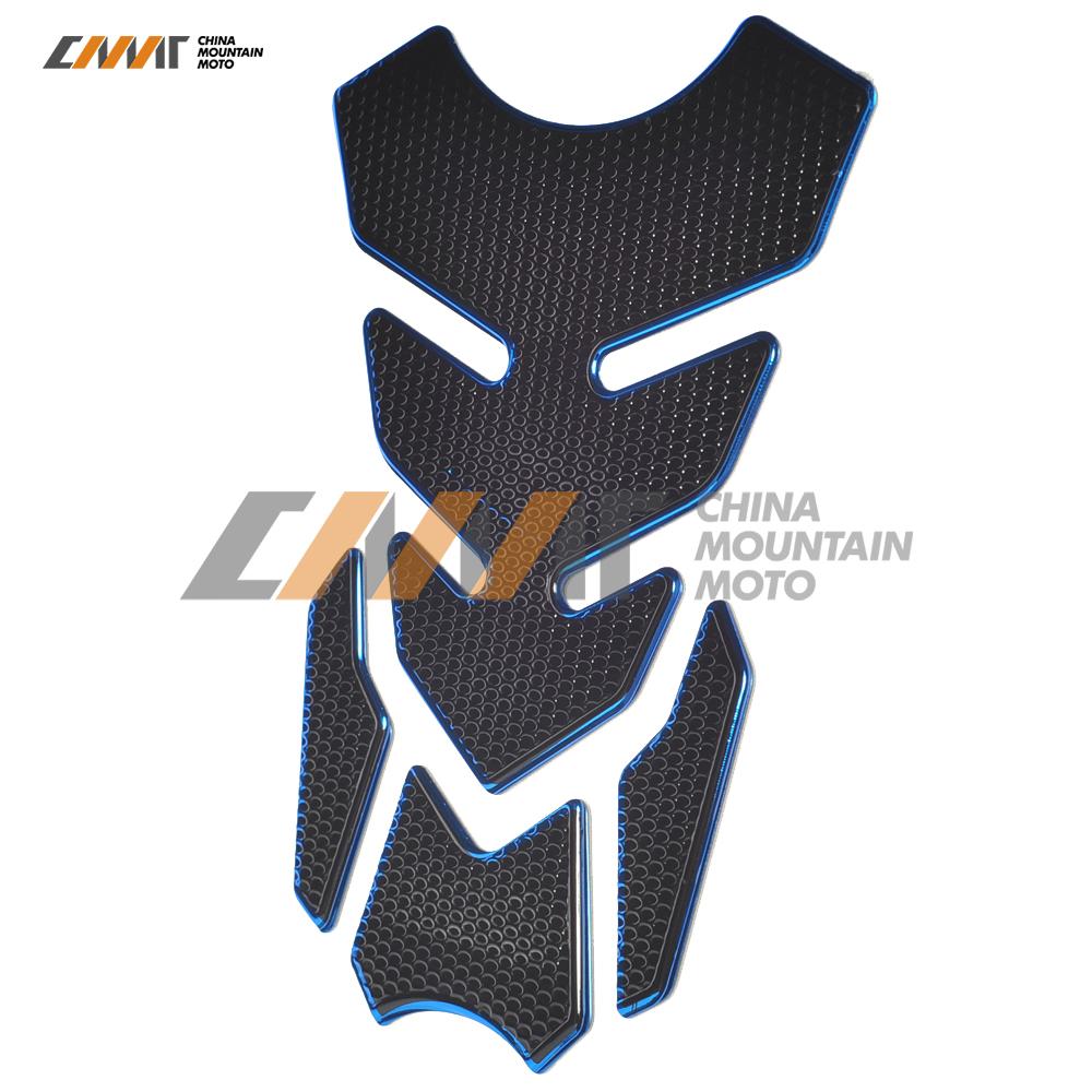 Motorcycle Fuel Oil Tank Pad Decal Protector Cover Sticker Case for Honda CBR Yamaha MT 07 09 10 FJR XJ6 Kawasaki Suzuki Triumph
