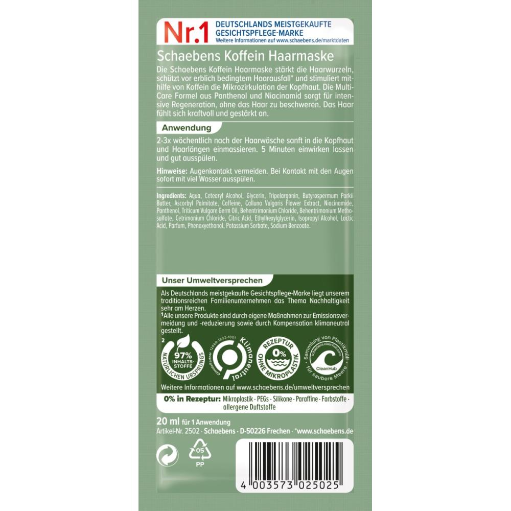 Schaebens Hair Mask Caffeine 20ml
