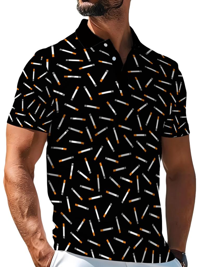 Men's Outdoor Polo Shirt, Available In Multiple Sizes, Men's Short-Sleeve Polo, Men's Top, Suitable for Hiking and Outdoor Leisure, Versatile for