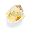 Sanrio Pompompurin Cradle Mascot 744972 White/Yellow