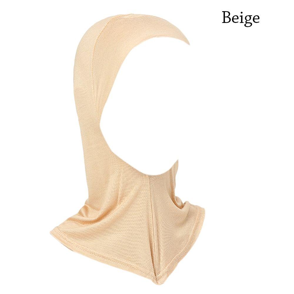 

Мусульманський тюрбан, ісламська кепка, хіджаб, повне покриття шиї, голова, бавовняна хустка бежевий