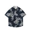Summer 3D Printed Short Sleeve Flower Shirt Men'S Vintage Hawaiian Beach Casual Loose Men'S Large Size Shirt