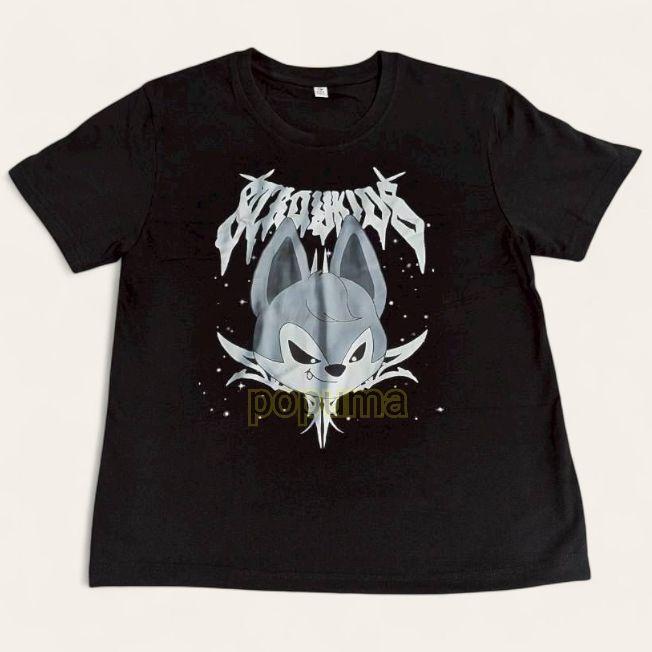 

[USED] Stray Kids Bang Chan Darkness T-shirt, size L, Stray Kids Darkness T