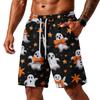 Herren lockere Shorts mit Taschen - Schichtstoff Fitness Training Strandshorts