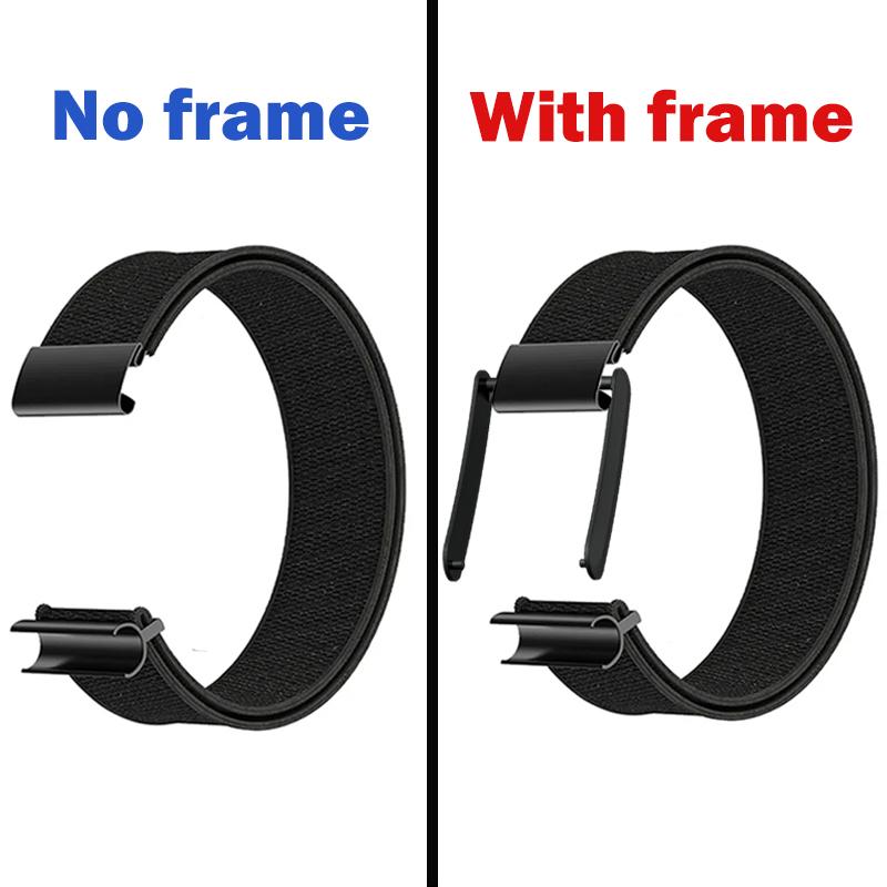 Kompatibel für Whoop 5.0 Nylon-Gewebe Weiches Atmungsaktives Verstellbares Ersatz-Armband für Whoop 5.0 Metallrahmen Band Zubehör