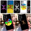 Amazigh Berber Flagge Handyhülle Für Samsung Galaxy S25 Ultra S9 S10 S20 S22 S21 S23 FE S24 Plus Rückabdeckung Schale