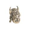 Vintage Brass Samurai Helmet Creative Rope Pendant Three-Way DIY Pendant Accessories Personalized Sword Pendant Wealth Cloth Buc