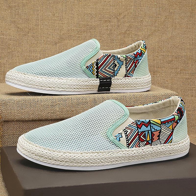 Men's small fresh summer new lazy shoes flat-bottomed versatile fashionable simple men's casual board shoes