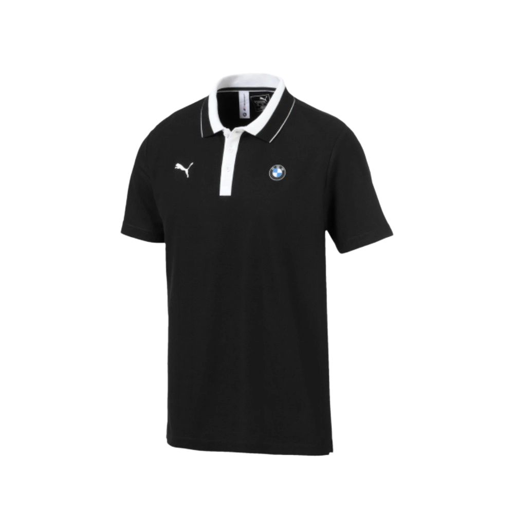 Puma X BMW M Motorsport 27-7 Soft Short Sleeve Polo Shirt Men tops 595191-01 S