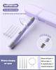 LED Ear Wax Removal Tool Kit USB Rechargeable Stainless Steel Soft Silicone Tips Portable Storage Box For Home Daily Cleaning