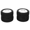 4PCS 75mm RC Car Tire U Type Rubber RC Vehicle Wheel Remote Control Car Tire for   144001 1Celsius14 RC Car