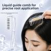 Transparent Scalp Liquid Guide Comb Anti-Frizz Scalp Massage Comb  Hair Growth