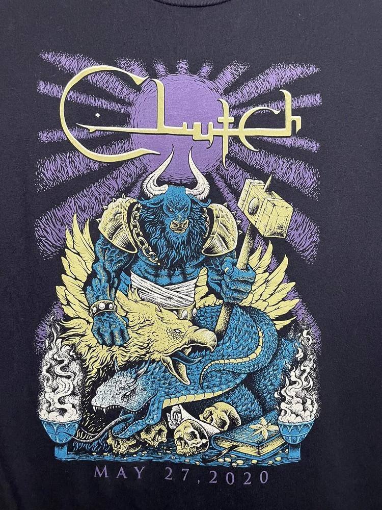 

Clutch Band Music For Lovers Black T-Shirt Cotton Full Size Unisex T-Shirt XXXXL