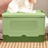 Foldable Storage Bins Stackable Storage Box Portable With Lid And Handle Large Capacity Home Organization Supplies