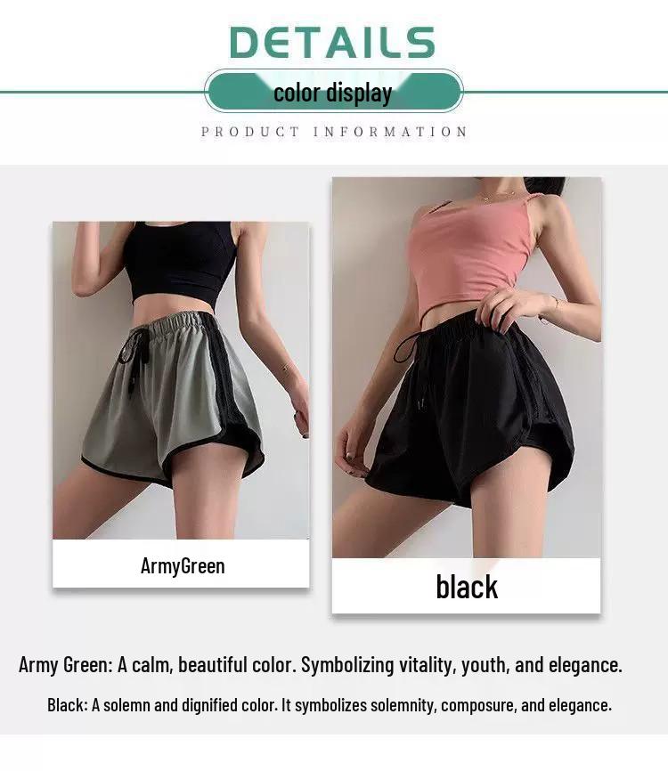Women's Quick-Dry Plus Size Yoga & Running Shorts