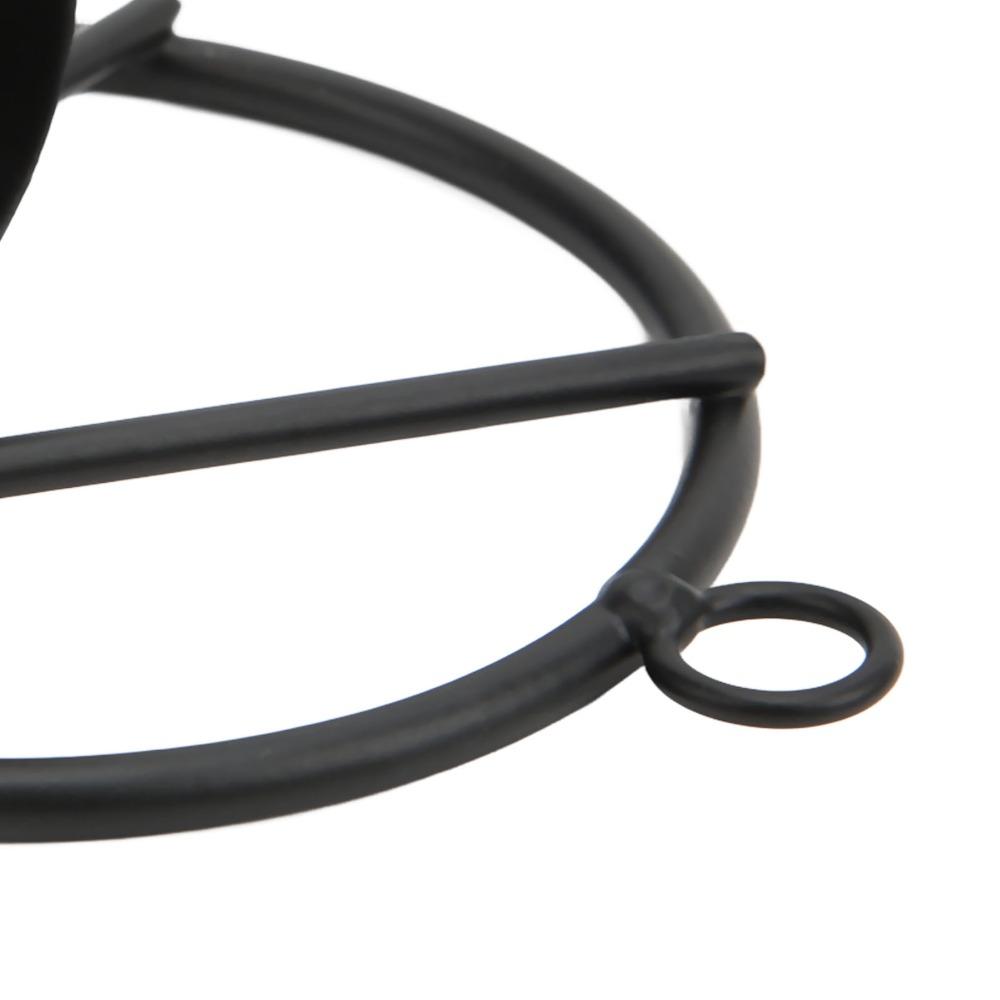 Easy To Clean Tealight Candle Holder Black Color Metal Candle Holder  Fireplace Decor