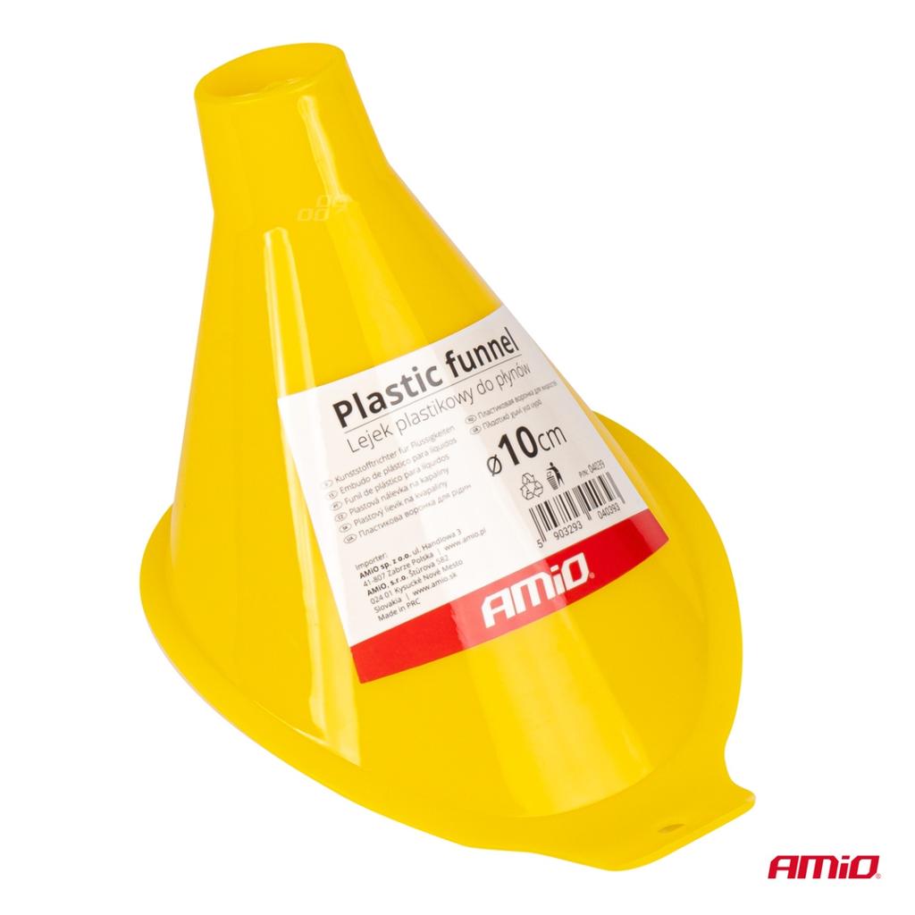 Universal Plastic Funnel for Fuel Liquids Anti-Splash AMIO-04039