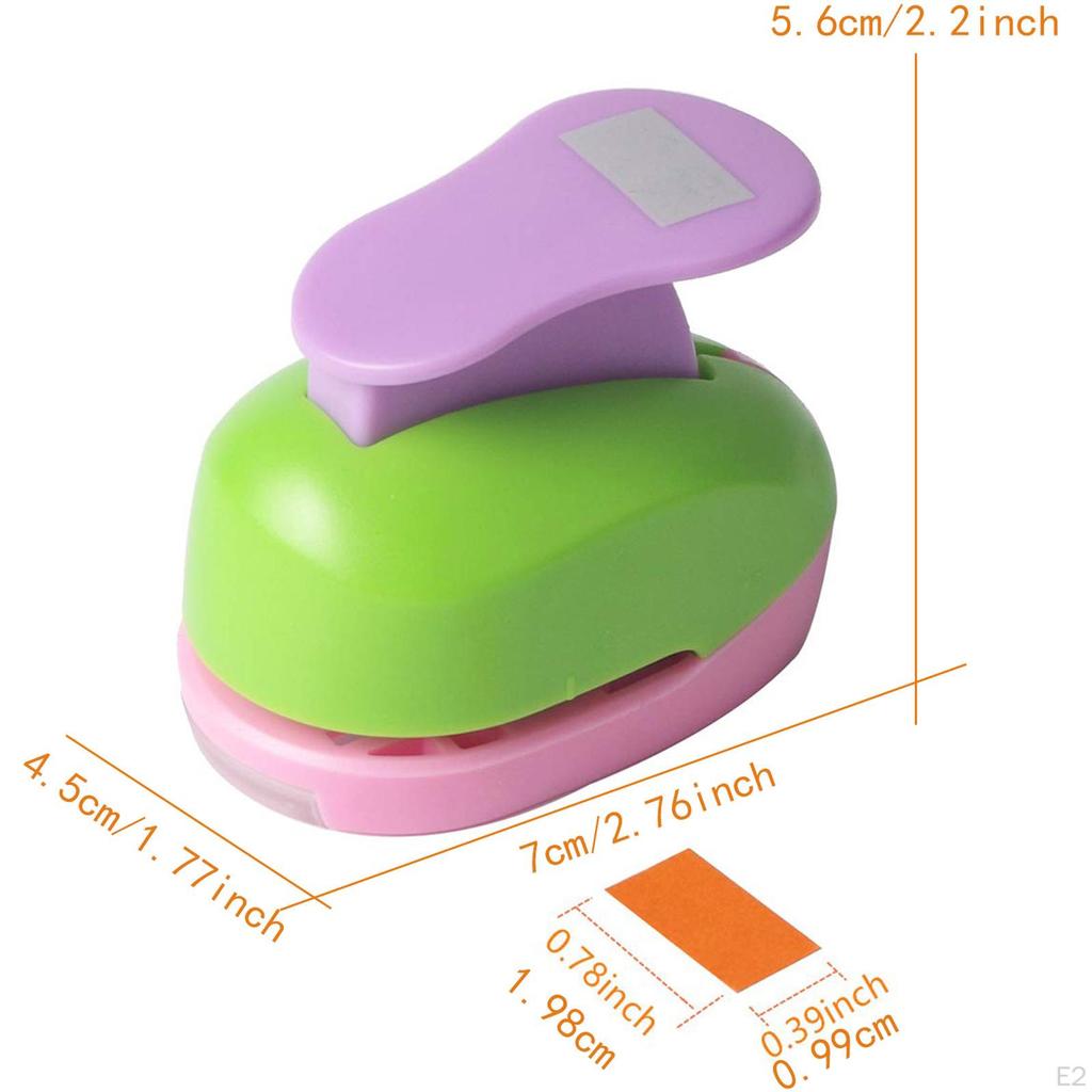 Paper Punch for Notebook DIY Card Making Professional Embossing Tool Puncher Rectangle