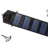 30W Portable Folding Solar Panel with 5V USB for Outdoor Camping