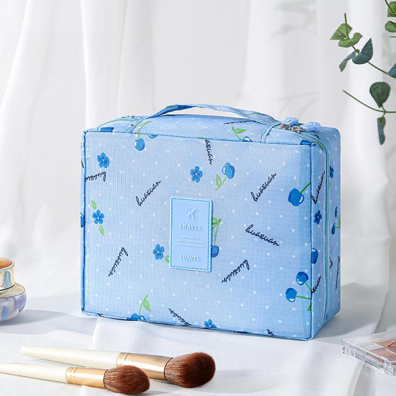 Large Capacity Korean Style Portable Travel Toiletry Bag Multifunctional Square Cosmetic Organizer KTB