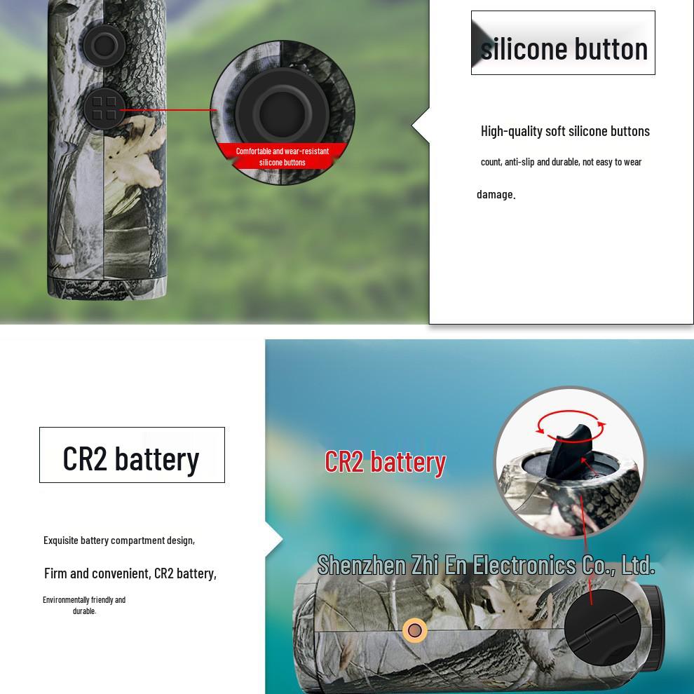 Golf and Hunting Laser Rangefinder with Slope Measurement