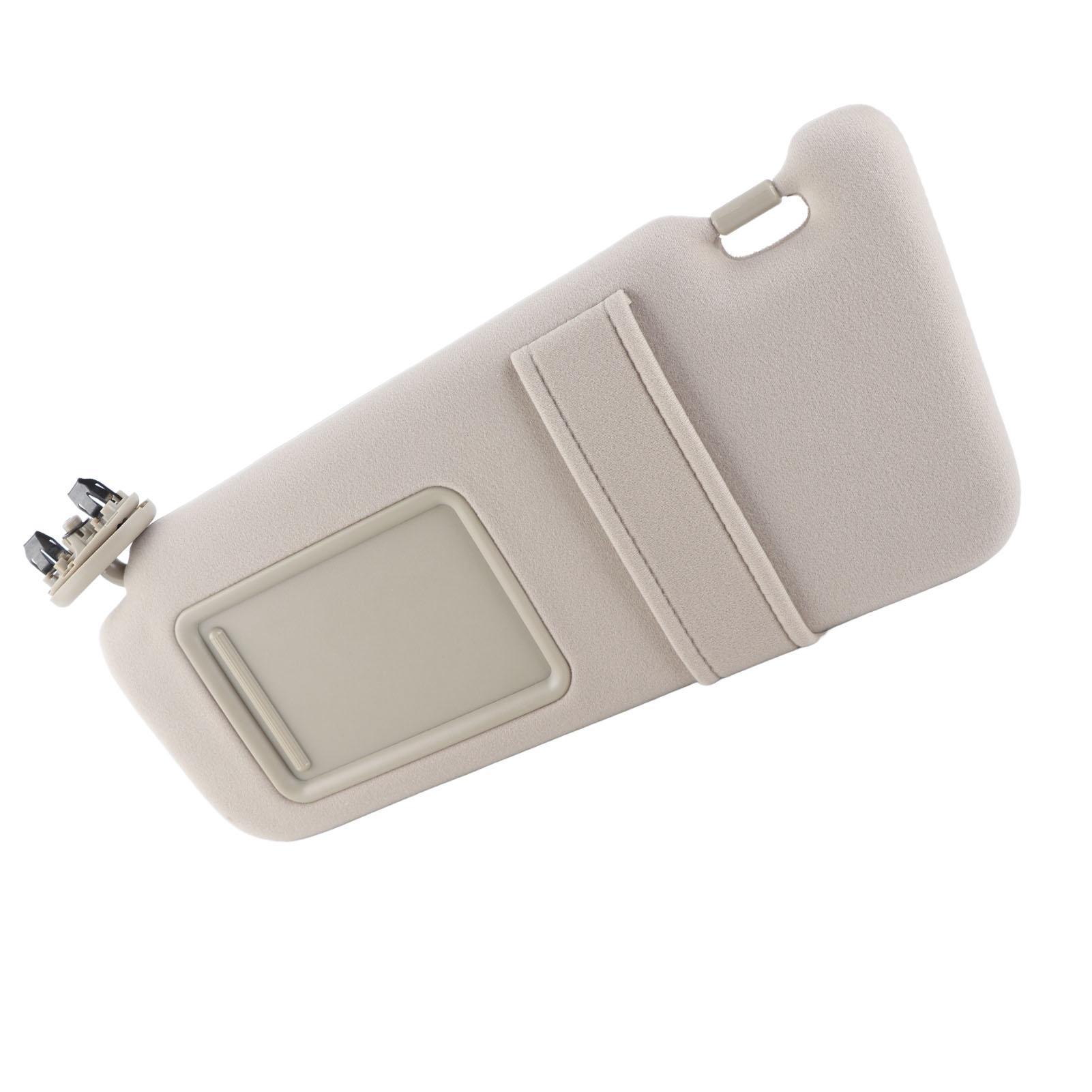 Pare-soleil élégant côté conducteur bloquant le soleil en matériau ABS beige pour 2007 à 2011