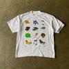 Harajuku Vintage Fashion Oversized Street Hip Hop Letter T Shirt Y2K Tops Loose Slim Tees Men's Women Clothing Streetwear Casual