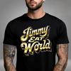 T-shirt Unisexe Double Face Hot Jimmy Eat World Tour Été 2025 Haut de Gamme Luxe Pour Hommes et Femmes Haut Y2k