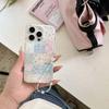 Ins glitter shiny stars imd shell bracelet back cover for iphone 15 13 pro max 14 16 promax cartoon phone case conque