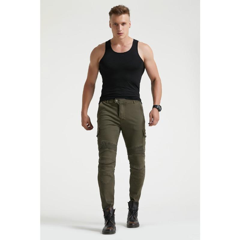 Vendita all'ingrosso del produttore jeans da moto uomo e donna anti-caduta pantaloni per moto Kevlar resistenti all'usura pantaloni da ciclismo da corsa