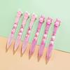 36-Piece Fun DIY Clickable Black Pens, 0.5mm, Creative Interlocking Design for Students