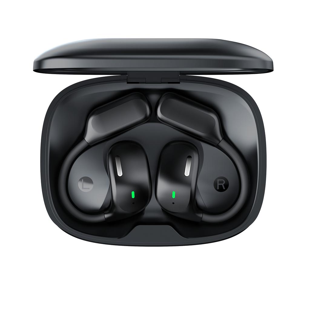 Painless Ear-Hook Earbuds, AI Translation Earphones with 130+ Languages Real-Time Translation, 5.4 Wireless Headphones with Touchscreen Charging Cas