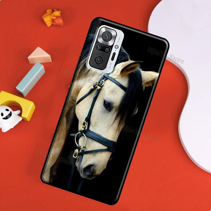 

Beautiful Elegant Brown Horses Case For Xiaomi Redmi 10 9 9T 9A 9C Cover Coque For Redmi Note 11 Pro 7 8 9 10 Pro 10S 11S Redmi Note 10 Pro