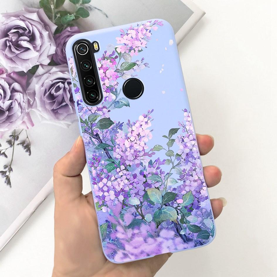 For Phone Cover Xiaomi Redmi Note 8 8T Case Popular Flower Slim Soft Silicone Coque For Xiaomi Redmi Note 8 Pro Note8 8 T Fundas