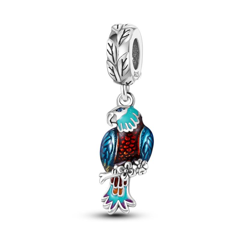 925 Sterling Silver Glow Firefly Butterfly Charms Fit Módní Originální náramky Dragonfly Bee Hmyz korálky Vlastní výroba šperků
