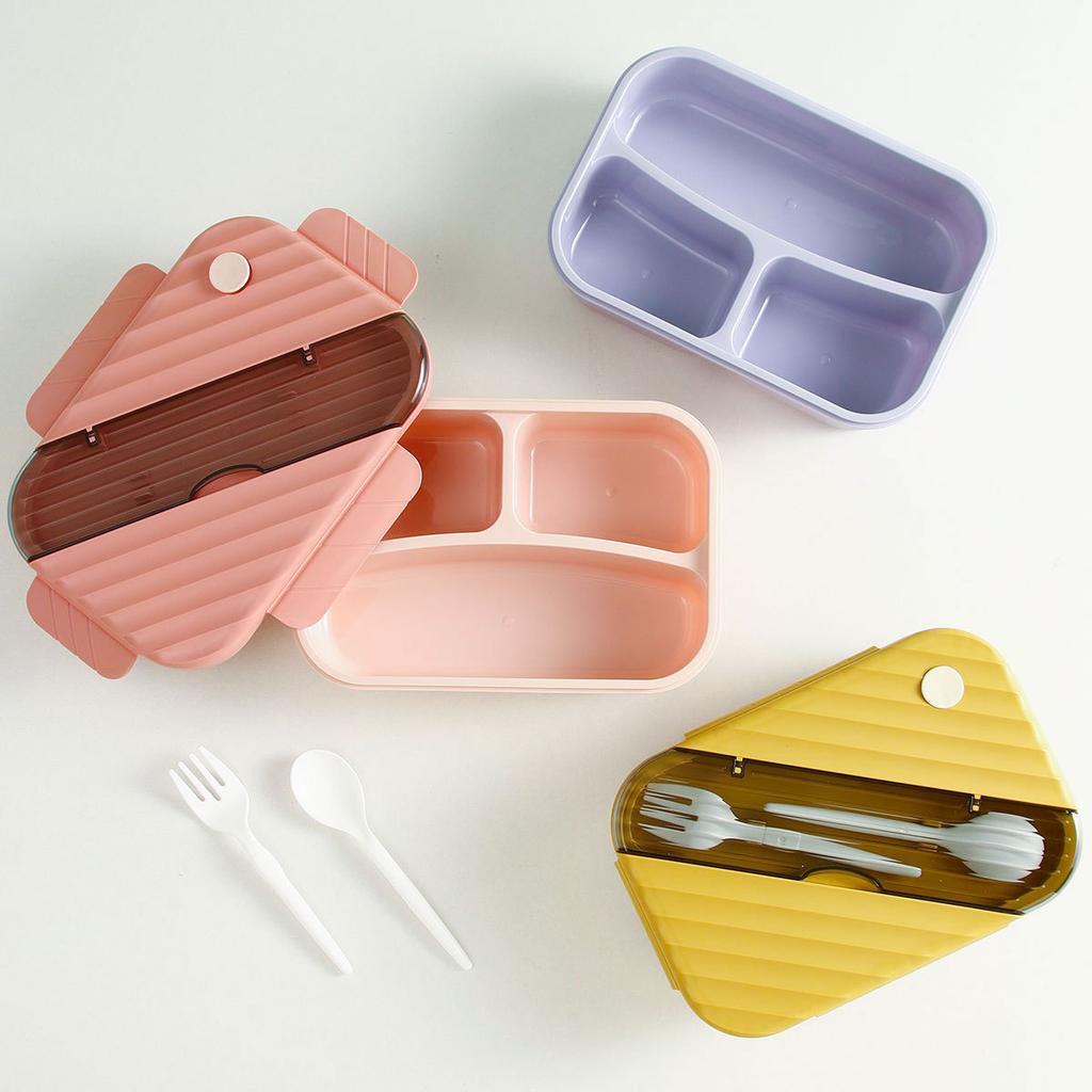 Lunch Box Student Office Worker Insulation Box Can Enter The Microwave Oven, Divided Lunch Box Does Not Smell, Silicone Sealed Fresh-keeping Box