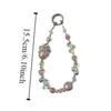 Crown Short Colored Crystal Phone Strap Crystal Wrist Bracelet Phone Chain  Girls New Year Gift