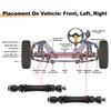 UXCELL K700432 Front Sway Bar Link Bushing Kit for Chevy Silverado for GMC Sierra Yukon