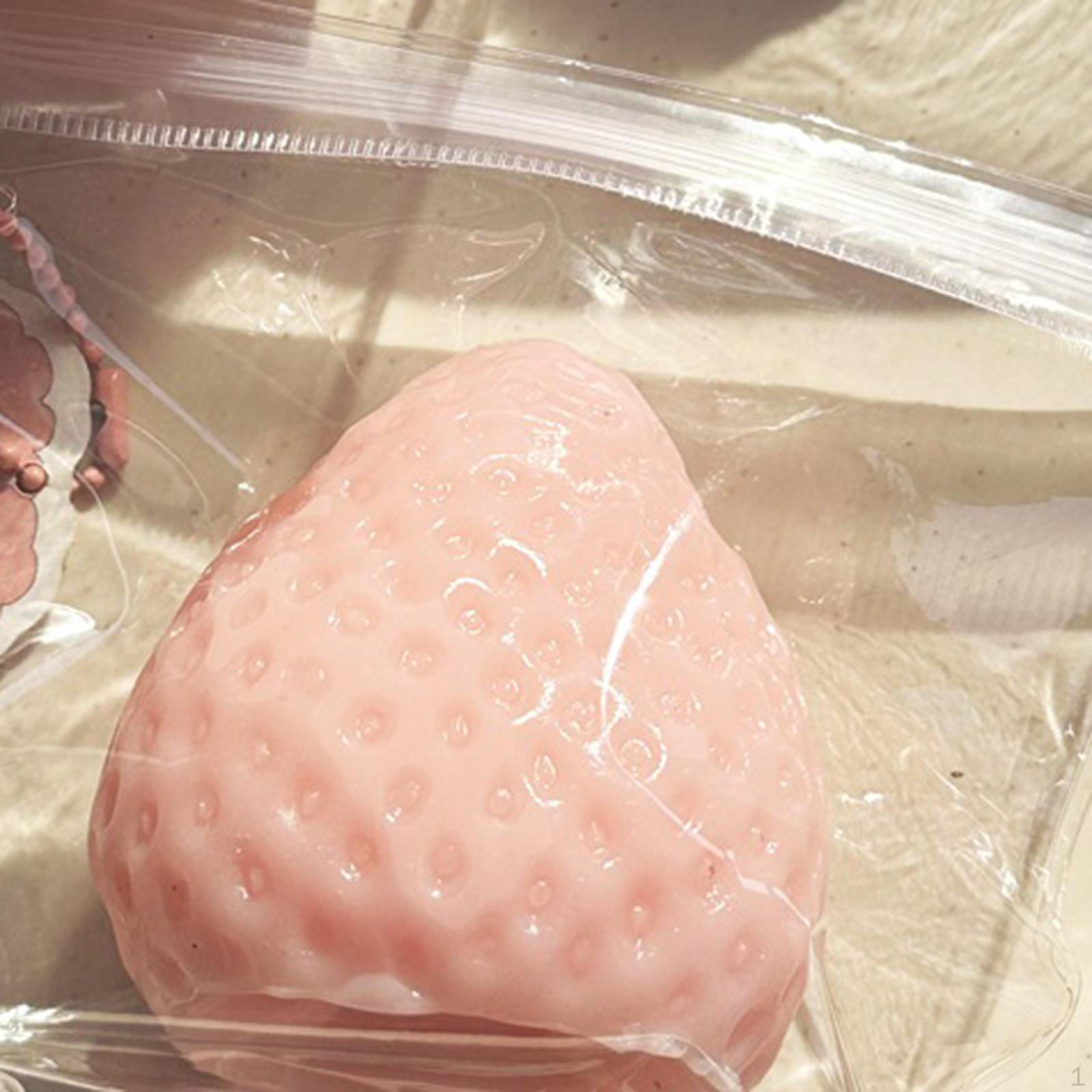 

Мягкая игрушка клубника забавный милый наполнитель для корзины новинка сувениры для вечеринок расслабляющий портативный фрукт розовый